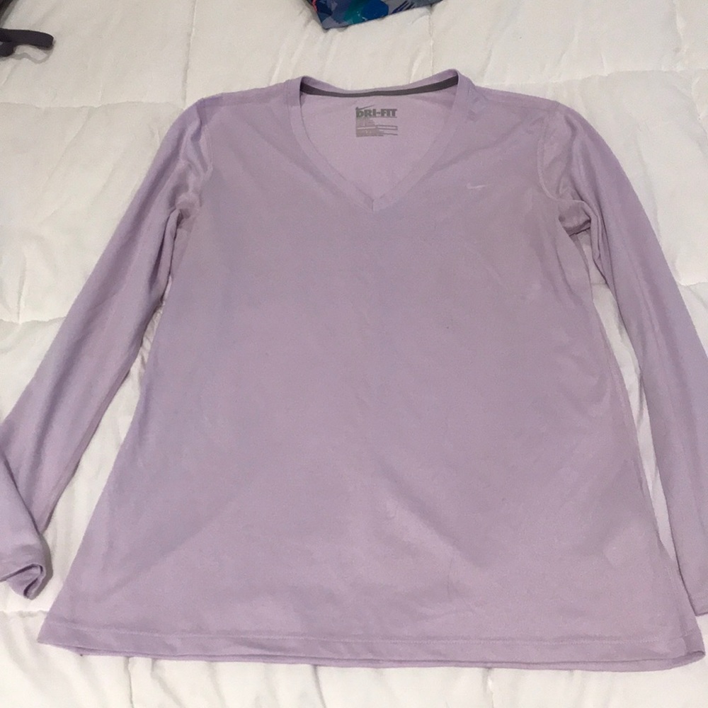 Nike Dri Fit Lavender Long sleeve top